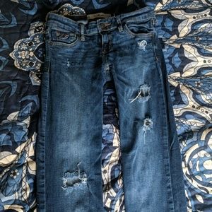 Hollister ripped jeans